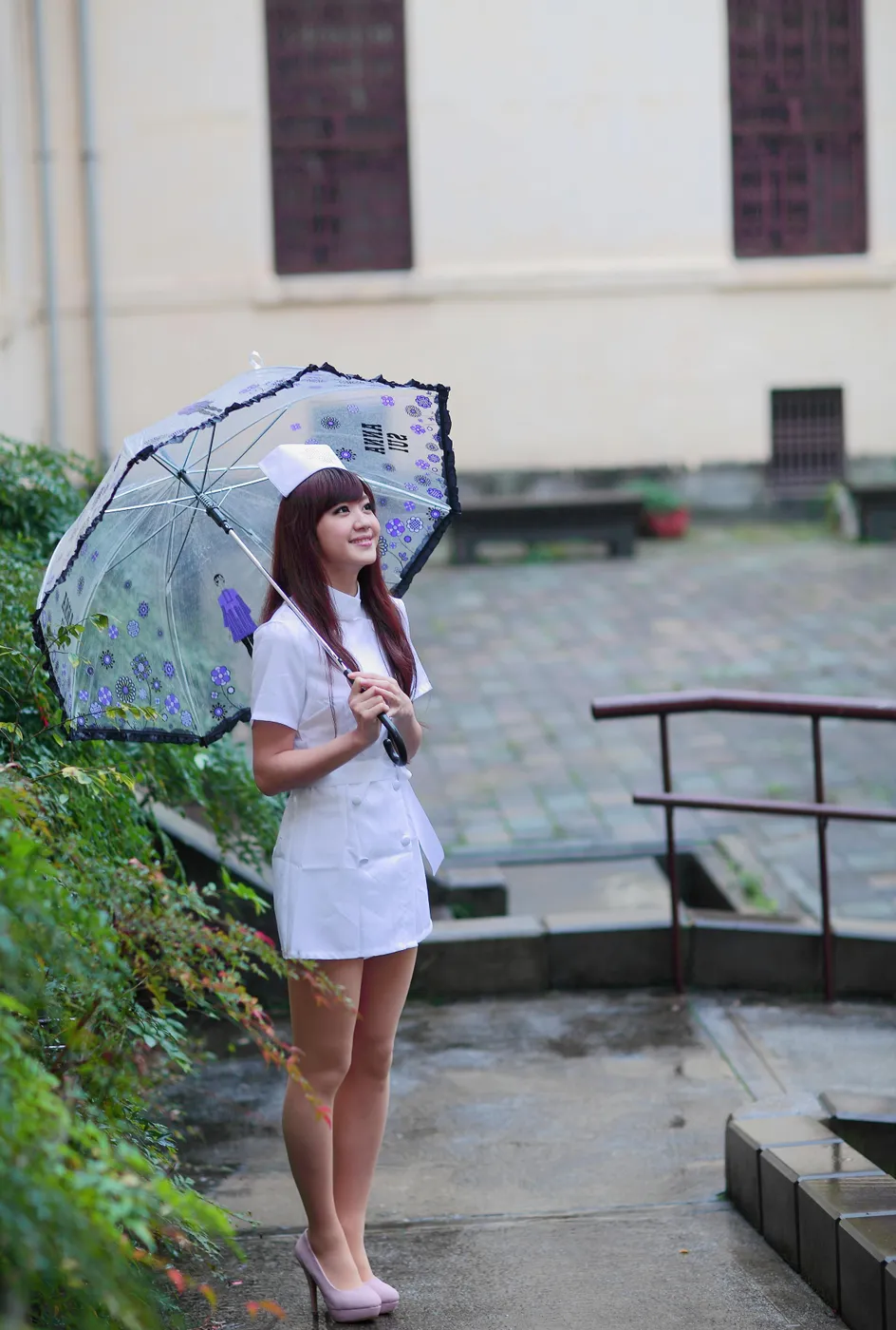 [Mzsock] NO.204 Xiaoya nurse uniform, stockings, high heels and beautiful legs street photography#[70P]-28