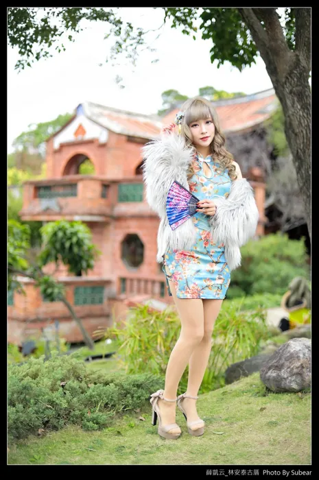 [Mzsock] NO.069 Xue Kaiyun, Lin Antai’s ancient house, high heels and beautiful legs, outdoor shot street photography#[76P]-30