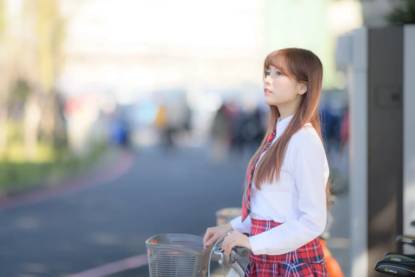 [Mzsock] NO.233 Student uniform high heels street photography#[105P]-24